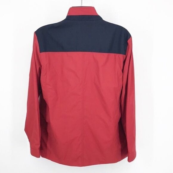 UNTUCKit Men's Lanson Nylon Red & Black Pockets Lightweight Jacket L - Picture 11 of 11